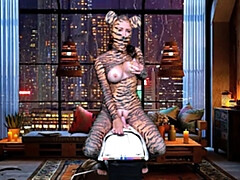 デカパイ, フェラチオ, Hd, デカチンの, オナニー, オーガズム, おもちゃ, ウェブカメラ
