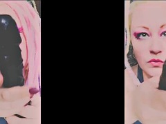 Playing with husbands air conditioner with BBC, 3 speeds