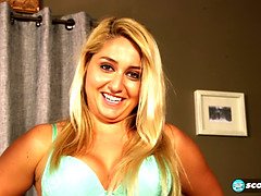 Watch Kimmy fabel, the blonde bombshell, get off in wake-boarding uniform for your pleasure