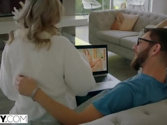 アナル, アスtoマウス, デカ尻, ブロンド, イく瞬間, チン, 愛人, 馬乗り