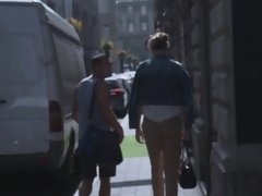 美女, 茶髪の, カップル, ハードコア, ポルノスター, ロシア人, ガリガリ, オッパイの