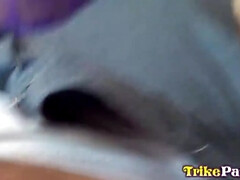 Asiatisch, Grosser schwanz, Blasen, Spermaladung, Schwanz, Filipina, Zierlich, Titten