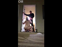 素人, デカパイ, フェラチオ, カップル, チン, 自家製, ホテル, 公共