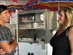 Fat angel gets nailed well