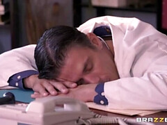 Gros seins, Blonde, Fétiche, Talons, Infirmière, Pov, Jarretelles, Tatouage