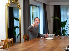 デカ尻, デカチン, 巨乳な, ヒール, なめる, オマンコ, 剃毛, 三人