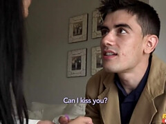 Cul, Noire, Gode, Européenne, Faciale, De plein air, Cheveux courts, Tatouage