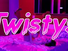 Anal, Gros cul, Gros seins, Brunette brune, Noir ébène, Hd, Solo, Jouets
