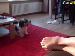 Grote mammen, Bruinharig, Hakken, Ondergoed, Masturbatie, Doordringend, Tatoeage, Speelgoed