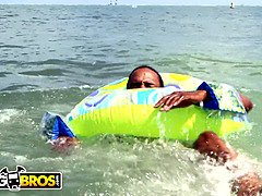 Arsch, Strand, Grosser arsch, Schwarz, Hardcore, Interrassisch, Latina, Monster