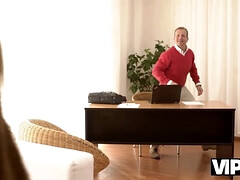 18, ブロンド, フェラチオ, チェコ, 爸, 指いじり, なめる, ティーン