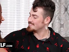 Amerikaans, Grote kont, Oudere vrouw, Likken, Moeder die ik wil neuken, Gezichtspunt, Billekoek, Sportoefening