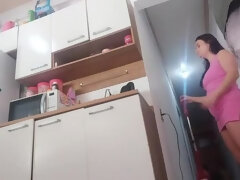 Amateur, Verga grande, Atrapados, Engañando, Ama de casa, Marido, Apretado, Esposa