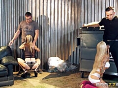 Большая жопа, Большой член, Большие сиськи, Блондинки, Минет, Собачьи, Вчетвером, Милф