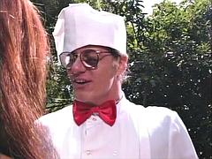 Gros seins, Sucer une bite, Tir de sperme, Léchez, Actrice du porno, Nénés, Rétro ancien