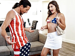 デカ尻, デカチン, フェラチオ, 茶髪の, バック, 自然山雀, ティーン, オッパイの