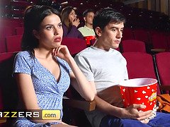 Anal, Grosse bite, Gros seins, Sucer une bite, Brunette brune, En levrette, Noir ébène, Hd