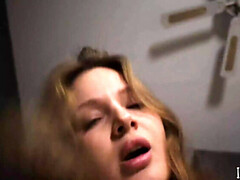 Amateur, Éjaculation interne, Petite amie, Lingerie, Seins naturels, Petite femme, Russe, Pute