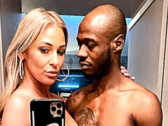 最高, お尻, 黒人, ブロンド, フェラチオ, バック, 異人種間, ティーン