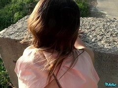 素人, 美女, フェラチオ, イマラチオ, メキシコ人, アウトドア, ハメ撮り, 公共