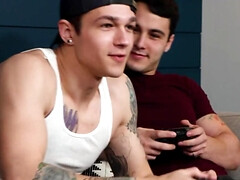 Mamada, Estilo perrito, Gay, Grupo, Pajear, Músculo, Estrella porno, Trio