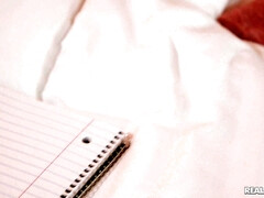 Laney Grey takes BBC instead of sex toy