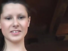 Enthousiasteling, Blond, Tsjechisch, Handbeurt, Gezichtspunt, Kut duiken, Tiener, Strak