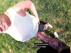 Amateur, Chica, Mamada, Coche, Pajear, Al aire libre, Público, Realidad