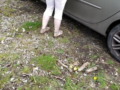 Amateur, Rubia, Británico, Fetiche, Hd, Orinar, Público, Mojado