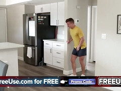 screw the pie, fuck me!: stepmom catches her sonnie in a desperate kitchen activity with a dessert