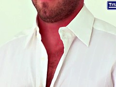 Grosser schwanz, Schwul, Behaart, Hd, Muskel, Im freien