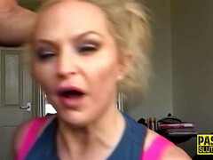 Enthousiasteling, Bondage discipline sadomasochisme, Grote mammen, Blond, Diep in de keel, Fetisj, Hardcore, Realiteit