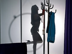 素人, デカ尻, 茶髪の, オナニー, ガリガリ, 一人, ストリッピング, ティーン