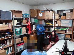 楽屋, 捕まる, グループ, ハードコア, Hd, ポリス, お仕置き, ティーン