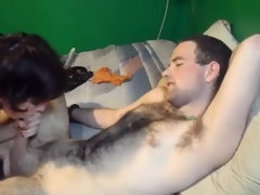 Dominante vrouw, Frans, Vriendin, Handbeurt, Klein, Prostaat, Tiener, Tieten likken