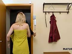 Mature4k. charmer is carnal with neighbor in bank check for flooding him
