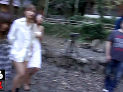 Любители, Азиатки, Жопа, Минет, Группа, На природе, Молоденькие, Сиськи