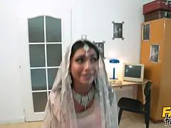 Faux hostel - naughty genies released and desperate for penis! unbelievable threesome with yasmina kahn and nuria millan
