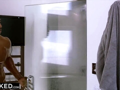 アナル, お尻, 舐める尻, 黒人, フェラチオ, チン, 異人種間, なめる