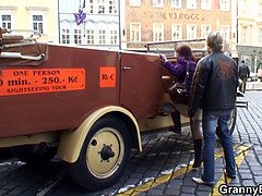 Enthousiasteling, Grote lul, Tsjechisch, Omie, Hd, Realiteit, Roodharige vrouw, Rijden