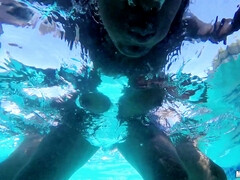 Kont, Badpak, Pijpbeurt, Zwart, Hardcore, Buiten, Kut duiken, Tieten likken