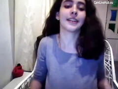 Amateur, Chica, Rubia, Loco, Desnudo, Coño, Flaco, Camara web