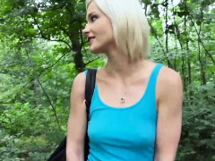 Leie, Blondine, Blasen, Europäisch, Hardcore, Im freien, Pov, Realität
