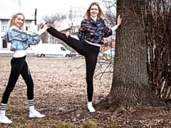 Спальня, Большая жопа, Поцелуи, Лесбиянка, Лизание, Бритые, Тощие, Сиськи