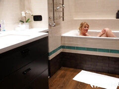 Enthousiasteling, Pijpbeurt, Diep in de keel, Lul, Rijpe lesbienne, Naakt, Gezichtspunt, Vrouw