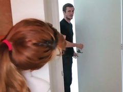 Courtney Loxx is having some sex after finishing her homework