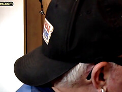 素人, アナル, フェラチオ, イマラチオ, ゲイ, 眼鏡, 手コキする, 熟年