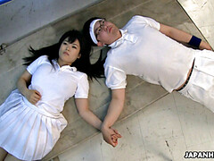 In den arsch, Asiatisch, Grosse titten, Blasen, Besamung, Fingern, Höschen, Muschi