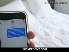 Grounded step-sis fucked after sneaking out