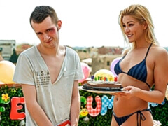 Leie, In den arsch, Grosser arsch, Blondine, Behaart, Masturbation, Milf, Zierlich